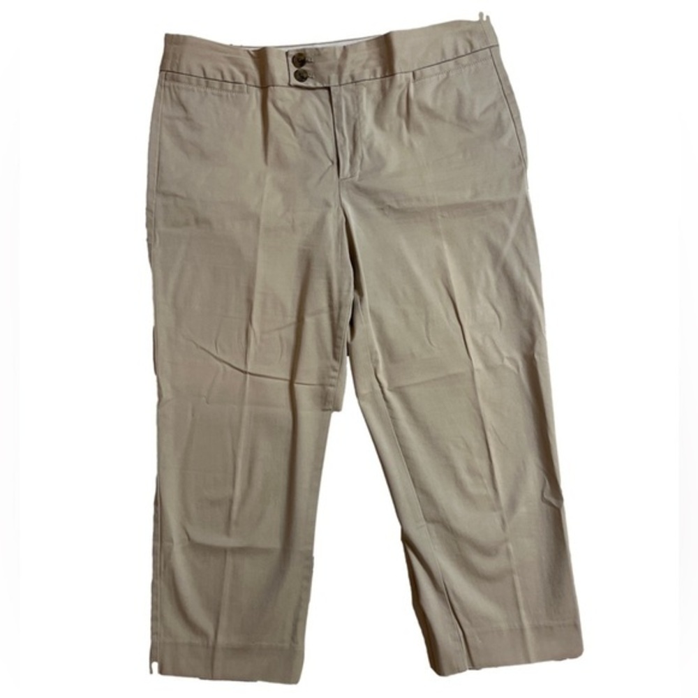 ⭐️ GAP Curvy cropped khaki pants- size 12